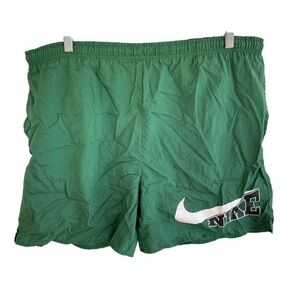 Vintage Men’s Swimming Trunks Shorts White Nike Tag Size Large Swim Y2k 90s